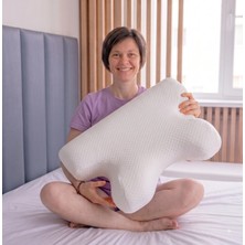 DEAR Visco Omuz Destekli Visco Yastık Uyku Apnesi Yastığı Ortopedik Rahat Yastık 55*40*12 cm