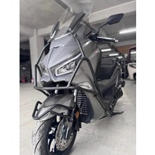 Moto Üçel Sym Joymax Z 250 Uyumlu Yan Çanta Bağlantılı Etraf Koruma Demiri