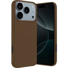 Uravas Store Mey Ithalat®   iPhone 17 Pro Max First Silikon - Kahverengi