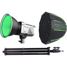 Patona 4167 Premium GLP100 100W Rgb Hızlı Kurulum  60CM Octagon Softbox  Cob Led-Stüdyo Işığı Tekli Kit