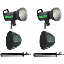 Patona 4198 ML-1200 120W Bi-Color LED Hızlı Kurulum  60CM Octagon Softbox Çiftli Işık Kiti