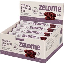 Zelome Badem Proteinli Karamürver Ekstraktlı Protein Bar 50 G x 12'li Kutu