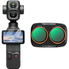 K&f Concept Dji Osmo Pocket 4p Için Mist Vnd Filtre (Nd2-32 & Black Mist 1/4)