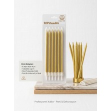Arenes Top Candle  Pasta Mumu 6 Adet – Doğum Günü ve Parti Kutlama Seti No:1
