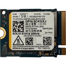 Kioxia Eg6 512GB M.2 2230 Pcıe GEN4X4 Nvme SSD