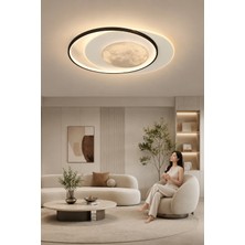 Esslight Dolunay 50 Cm 3 Renk Işık Özellikli Led'li Modern Salon Mutfak Yatak Odası Avizesi
