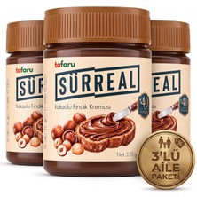 Tafaru Sürreal Kakaolu Fındık Kreması 330G x 3 Adet