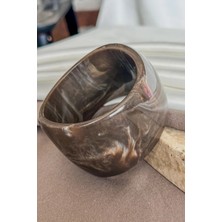 Dore Collection Premium Ithal Hareli Kahverengi Bangle Bilezik Pinterest Model Ekstra Kalın Kelepçe