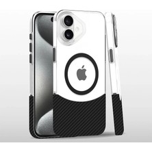 Joko Apple iPhone 16 Carbon Puzzle Magsafe Kapak - Siyah-2