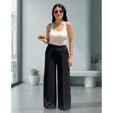 Cherie Style Kadın Yüksek Bel Dökümlü Palazzo Pantolon