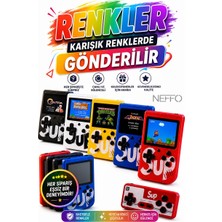 Sup Retro Atari Çift Kol 400 Oyunlu Taşınabilir Konsol 3.0 inç Ekran ile Şarj Edilebilir