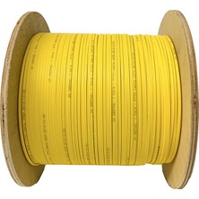 Evlere Kadar Fiber 1x1 Bina İçi Fiber Internet Kablosu - Frp Drop Kablo 100 M-Sarı Kablo