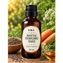 E.M.S 50 ML HAVUÇ TOHUMU YAĞI (CARROT SEED OİL) %100 SAF SOĞUK PRES DOĞAL HAVUÇ YAĞI.