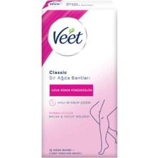 Veet Sir Ağda Bandı Vücut Tüm Ciltler 12 Li