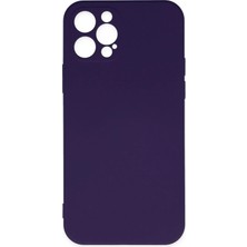 Sora Group iPhone 12 Pro Max Kılıf Nano Içi Kadife Silikon - Mor