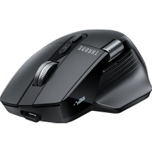 Throne Elite M1 OLED Ekranlı Kablosuz Ergonomik Mouse – Tri-Mode (2.4g/bt/kablolu), Hyper-Fast Infinity Scroll, 8000 Dpı Hassas Tarama, Sessiz Tıklama Profesyonel Iş Istasyonu Mouse