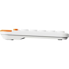 Claw's Palette-O Kablosuz Klavye – Dual Mode (2.4ghz & Bluetooth), Iki Renkli Tasarım, Yuvarlak Tuşlu Multimedya Verimlilik Klavyesi