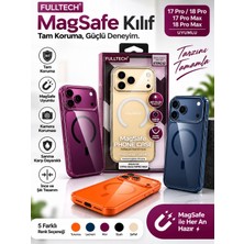 Azurtech Fulltech Magsafe Kılıf iPhone 17 Pro / 18 Pro Uyumlu Şeffaf Darbe Korumalı Anti-Sarıma
