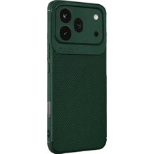 Sora Group Huawei Honor 600 Pro Auto Focus Karbon Kapak - Koyu Yeşil