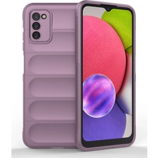 Sora Group Samsung Galaxy A03S Kılıf Optimum Silikon - Mor