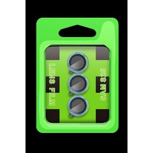Cotton Soft Samsung Galaxy S25 Plus Raze Metal Kamera Lens - Mavi