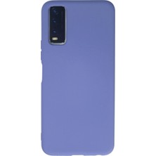 Sora Group Vivo Y11S Kılıf Nano Içi Kadife Silikon - Lila