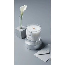 Lenda Shop Lendashop Çam Kokulu Bardak Mum - %100 Doğal Soya Wax Masaj Mumu Aromaterapi - 205CC
