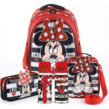 Frocx Minnie Mouse Ilkokul Çantası 4 Lü Set 41273