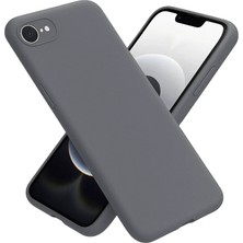 Dorasan Apple iPhone 16E Kılıf First Silikon - Gri