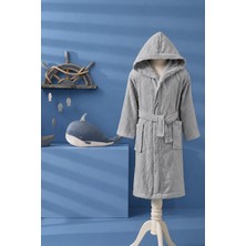 Özdilek Boy Marine Çocuk Bornozu 13/14 Yaş Gri