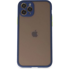 Sora Group iPhone 11 Pro Kılıf Montreal Silikon Kapak - Lacivert