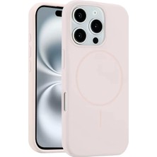 Sora Group iPhone 16 Pro Max Kılıf Jully Magsafe Kapak - Pudra