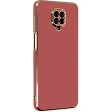 Sora Group Redmi Note 9 Pro Kılıf Volet Silikon - Kırmızı