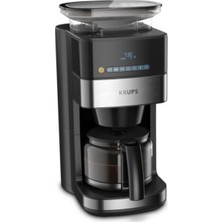 Krups KM8328 Filtre Kahve Makinesi Otomatik Öğütücülü  - 1510001803 Şık Tasarım ve Güçlü Özellikler