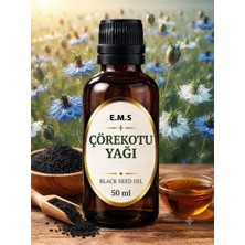 E.M.S 50 ML ÇÖREKOTU YAĞI (BLACK SEED OİL)  %100 SAF SOĞUK PRES ÇÖREK OTU YAĞI.