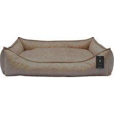 Panda Group 100 cm x 120 cm Kahverengi Xxl Köpek Yatak Mınder Yıkanabilir Fermuarlı Özellik