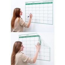 Farklı Bi Kağıt 85X56CM Pratik Tutunabilir Akıllı Kağıt Yazı Tahtası Aylık Takvim Planlayıcı