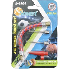 Belirtilmemiş 4'li Top Şişirme Iğnesi Seti