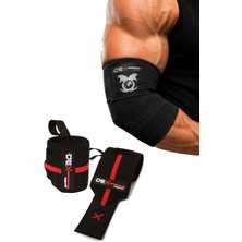 DEX SUPPORTS Wrist Wraps Elite  + Elbow Wraps Dirseklik 2'li Paket