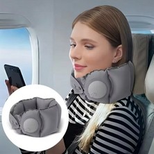 Belirtilmemiş SN-29979 Taşınabilir Şişme Seyahat Boyun Yastığı
