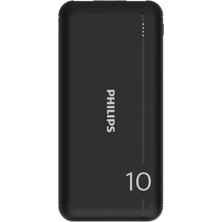 Philips Powerbank Ultra Compact Taşınabilir Şarj Cihazı 10000 mAh Çift USB Çıkışı 2.1A Hızlı Şarj  DLP1810NB/62