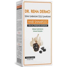 Dr. Rena Dermo Zeynep Beautly Handmade Siyah Sarımsak Özlü Şampuan
