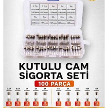 Hazar 100 Parça Cam Sigorta Seti