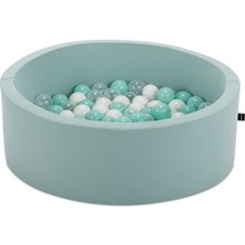 Wellgro Mint Renkli Bubble Pops Top Havuzu 88 cm Çocuklar İçin Eğlenceli Oyun Alanı