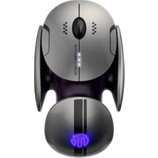 Inphic Inphıc X2 V2 Tri-Mode 12800 Dpı Kablosuz  Mouse, Bluetooth 5.0 / 2.4ghz / Kablolu Şarj Edilebilir Ince Dizayn - Gri
