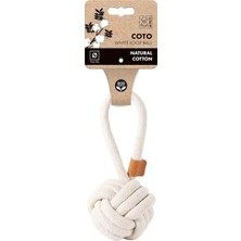 M-Pets Whıte Loop Ball 11CM Çekmeli Örgü Top Oyuncak