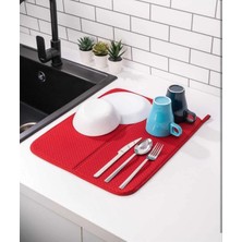 Solingen Bulaşık Matı Süper Emici Bulaşık Kurutma Matı 45X36CM Tezgah Üstü Bulaşık Matı