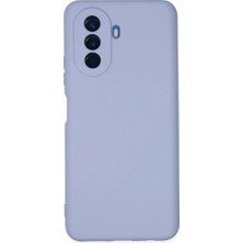 Belirtilmemiş Huawei Nova Y70 Kılıf Nano Içi Kadife Silikon - Lila