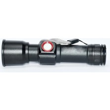 Belirtilmemiş 2 LED 1.000 Lümen USB Şarjlı El Feneri WT-611