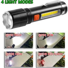 Belirtilmemiş Baretta Br-85 XHP50 LED 5 Fonksiyonlu Şarjlı El Feneri